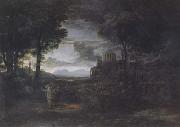Claude Lorrain Nocturnal Landscape with Jacob and the Angel (mk17) oil painting picture wholesale